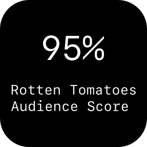 95% Rotten Tomatoes Audience Score